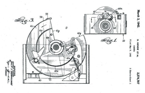 Mercury shutter patent drawing